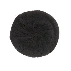 H&M Divided Black Knit Beret